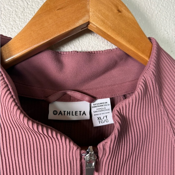 Athleta Ribbed Salutation Jacket XL - Picture 8 of 9